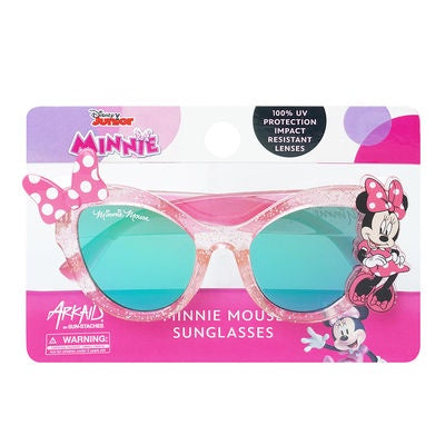 Kids Arkaid Pink 3D Minnie Mouse & Bow Sunglasses
