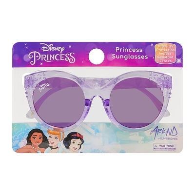 Arkaid Disney Princess Purple Cat Eye w/ Flowers Sunglasses
