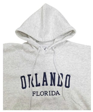 Orlando Florida Unisex Hooded Pullover Heather Oatmeal