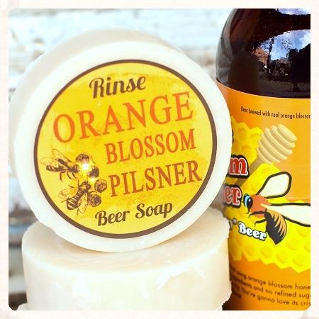 Orange Blossom Pilsner Beer Soap