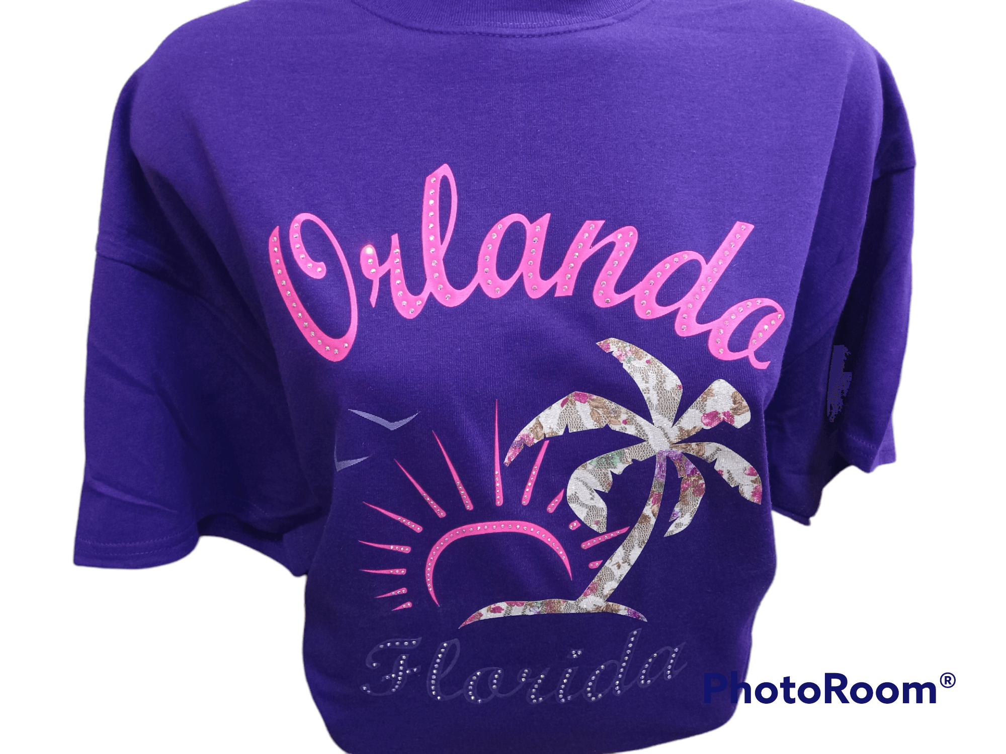 Orlando Florida Purple Palm Tree T-shirt”