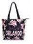 Orlando Small Flowers Canvas Bag