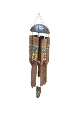 Orlando Coco Top Palm Print Wind Chimes