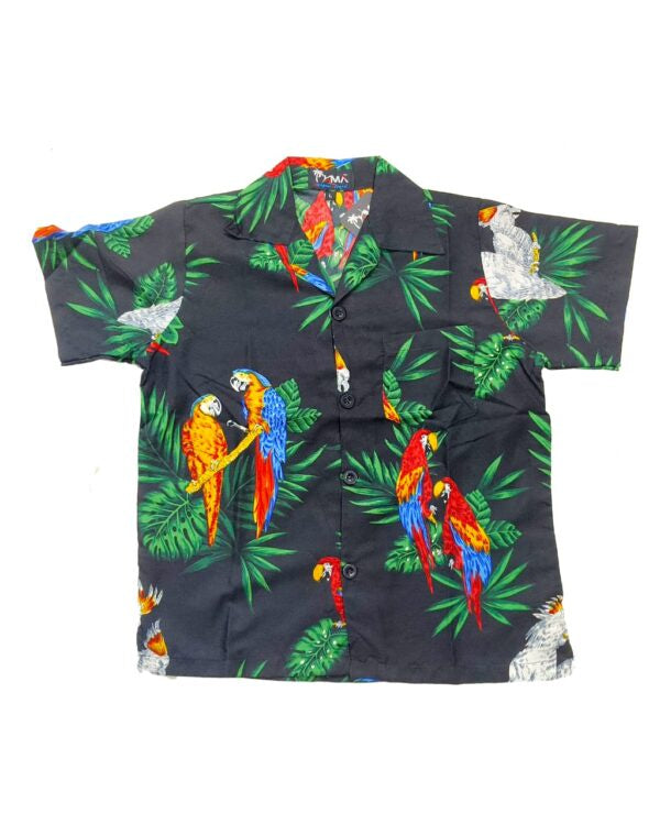 Parrot Boy's Hawaiian Shirt Assrt
