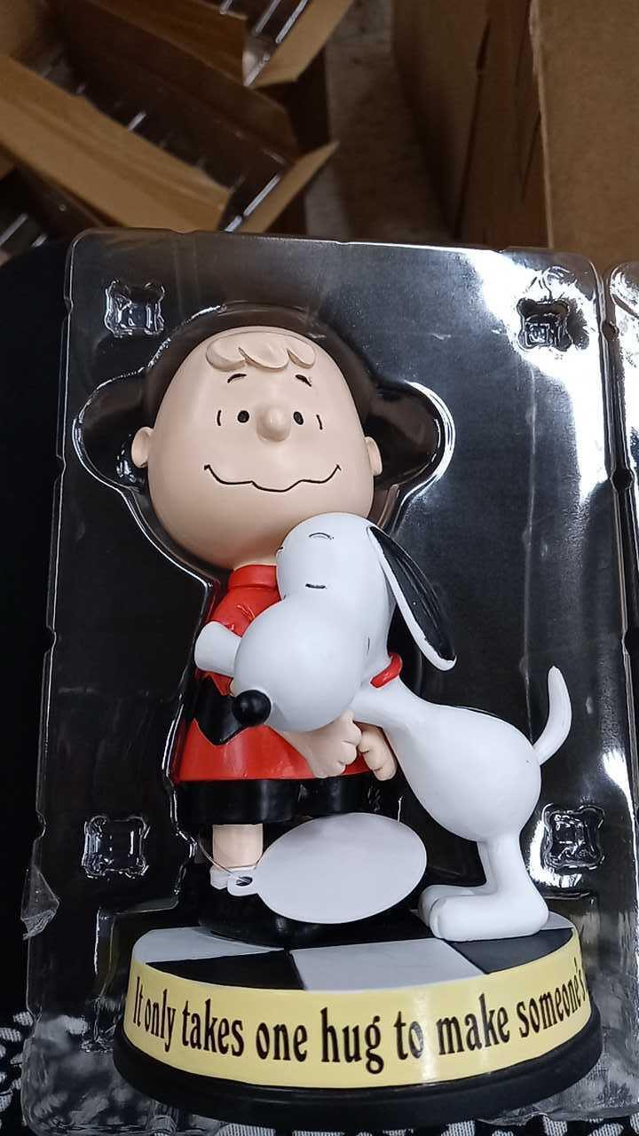 Peanuts® Charlie Brown and Snoopy One Hug Figurine, 5.5"