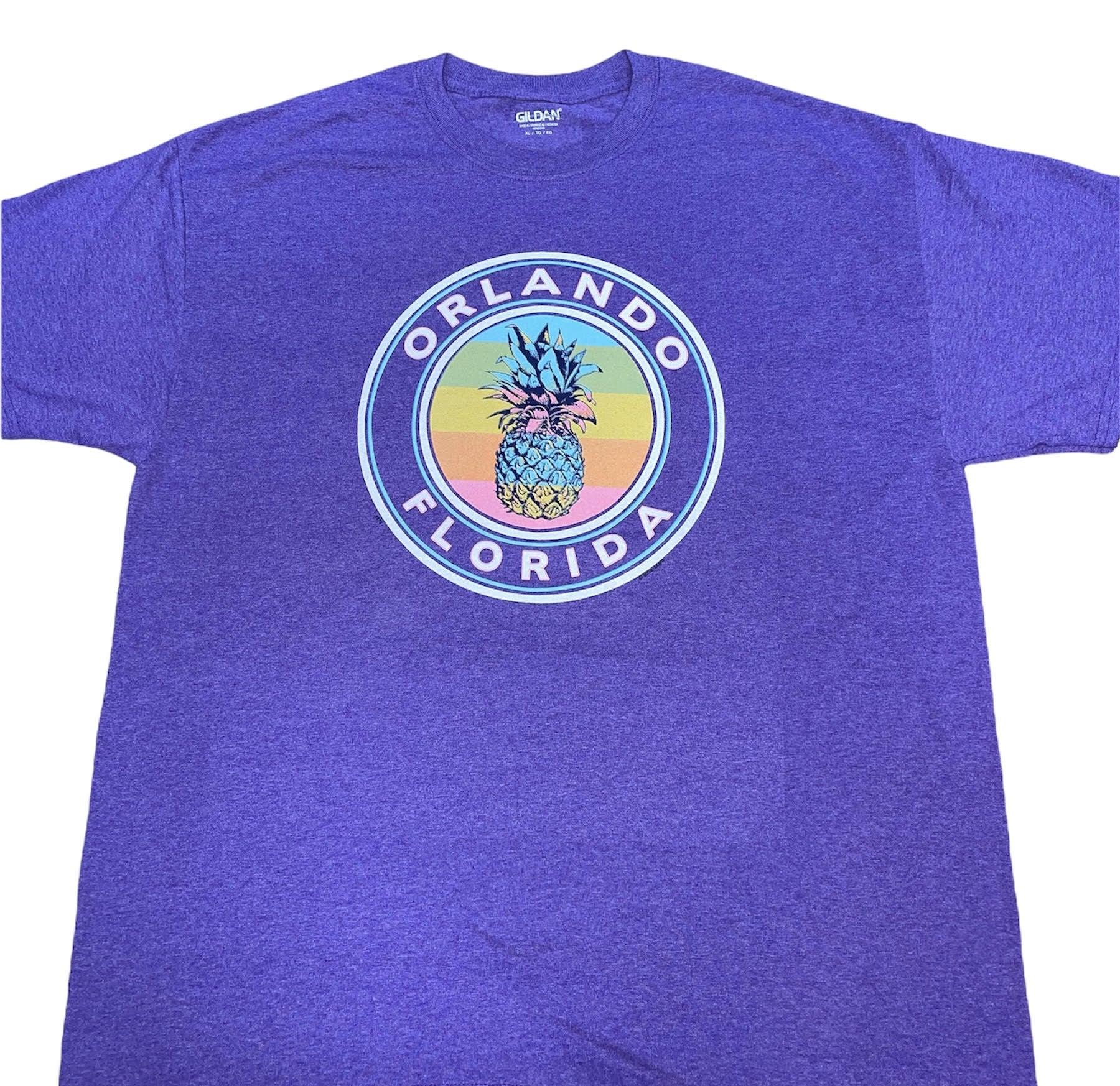 Pineapple Heather Purple Orlando T-shirt