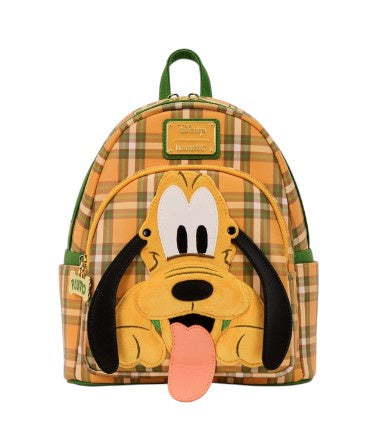 Disney Pluto 95th Anniversary Plaid Mini Backpack