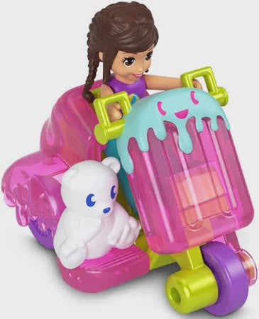 Mattel Polly Pocket DP Doll & Vehicle