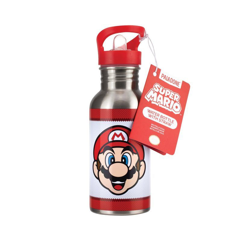 Super Mario Metal Water Bottle 16 oz.