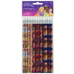 Princess 12pk Pencil in Poly Bag & Header