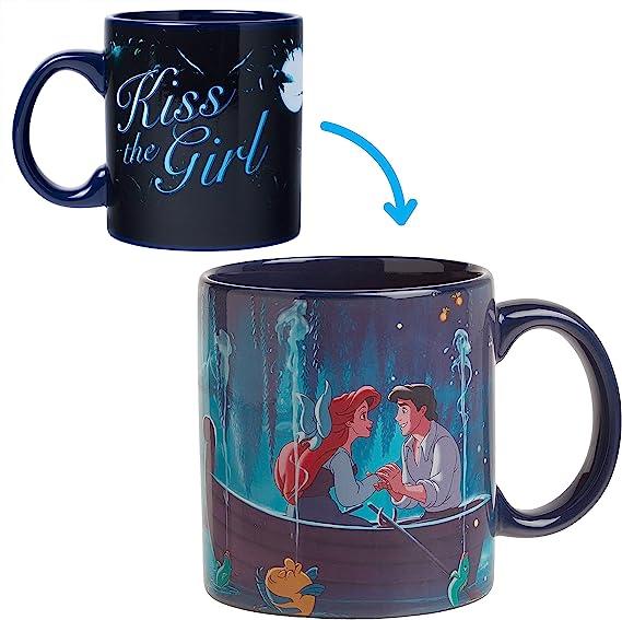 PRINCESS ARIEL KISS THE GIRL HEAT MUG
