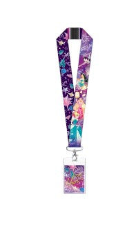 Princess Deluxe Lanyard with Card Holder (Purple)