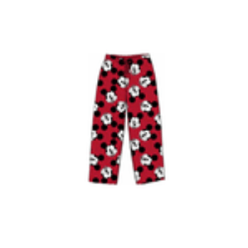 Red Mickey Face Disney Men's Pants Lounge Pants