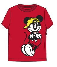 Disney Chillin Mickey Red Youth T-shirt