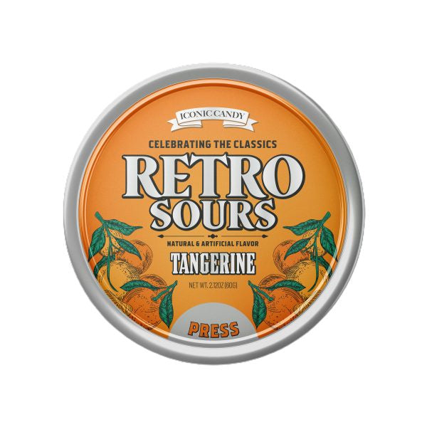 Iconic Candy Retro Sours - Tangerine