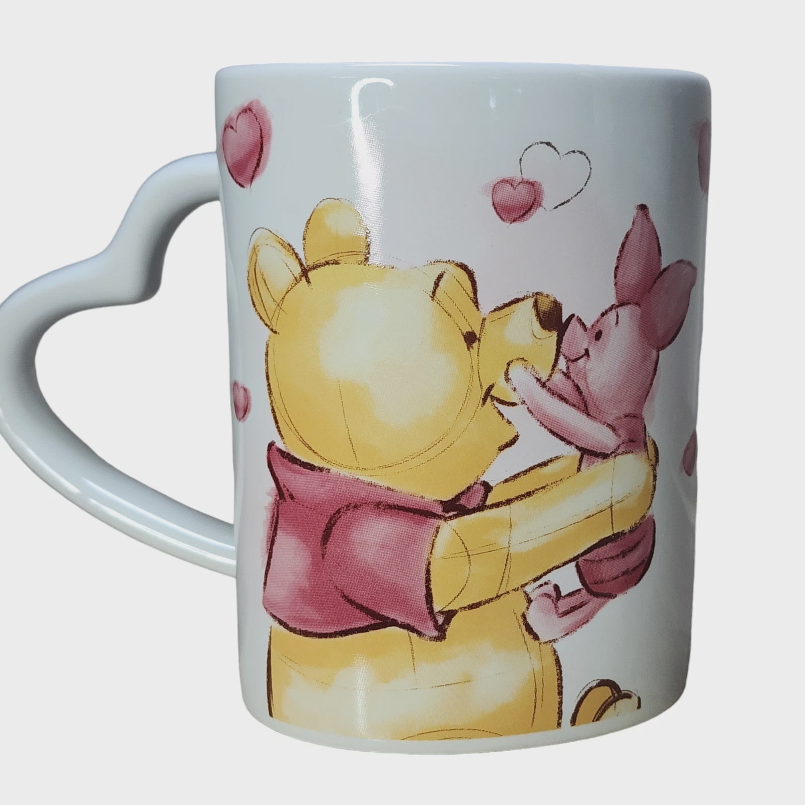 Winnie The Pooh & Piglet Love Always Heart Shaped Mug