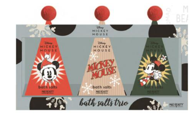 Mickey Mouse Jingle All The Way Bath Salts Trio
