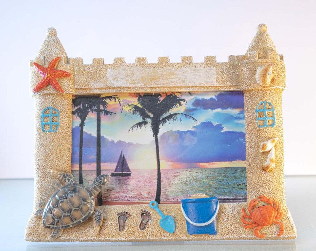 Sand Castle Picture Frame