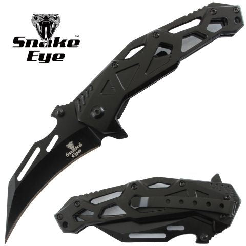 Snake Eye Tactical - Karambit Style Manual Folding Knife
