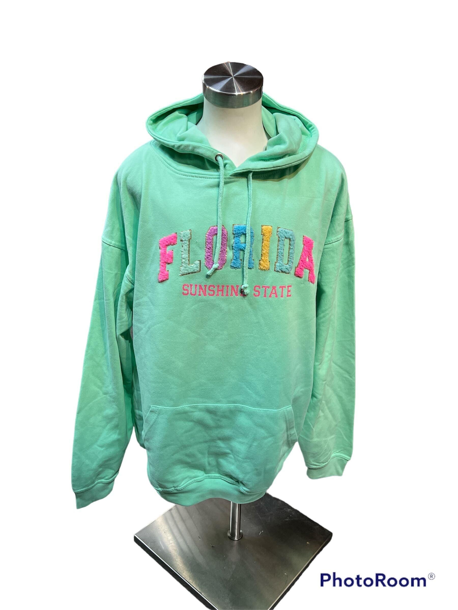 Sea Green Florida Sunshine State Pullover Hoodie