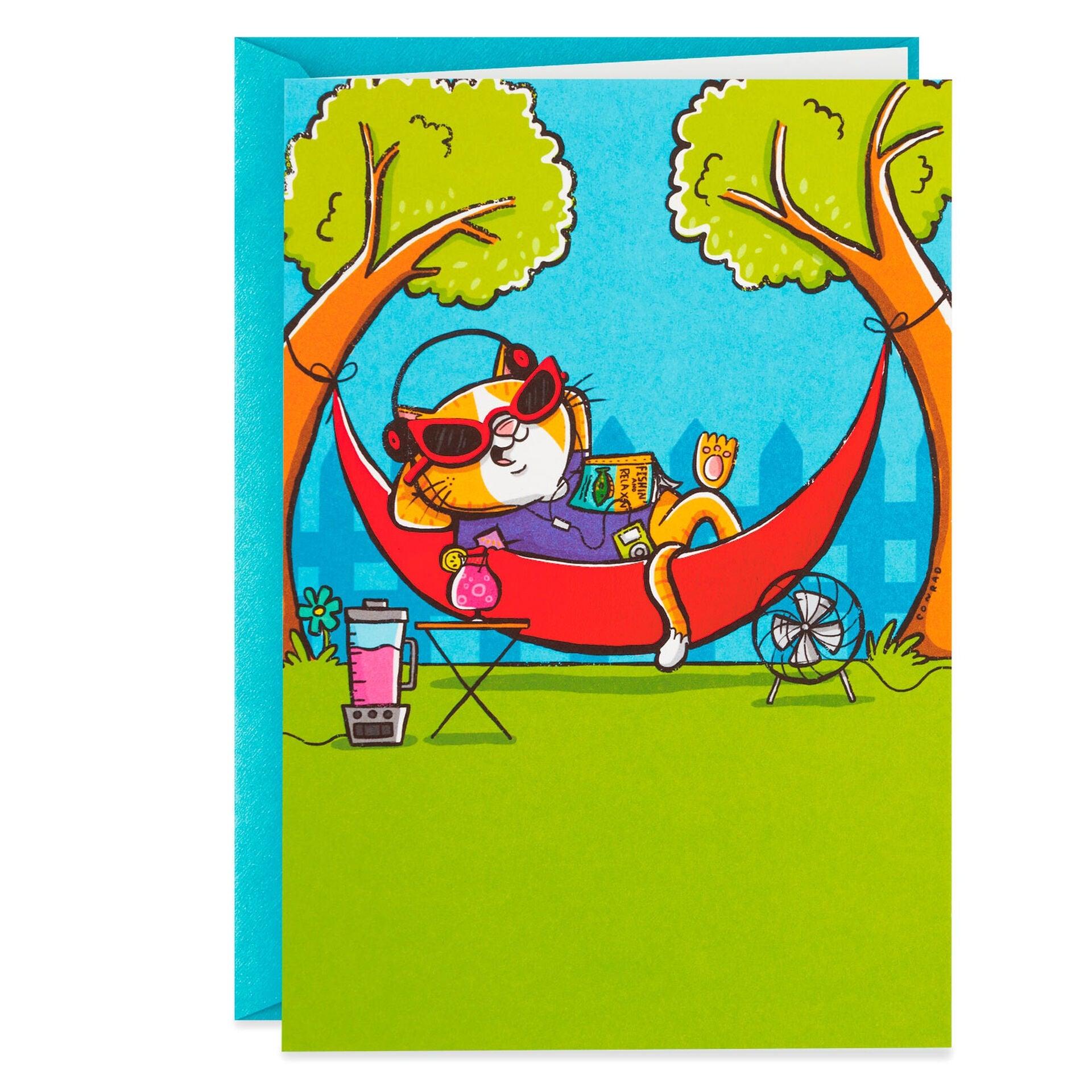 Seven-Day Weekend Funny Retirement Card