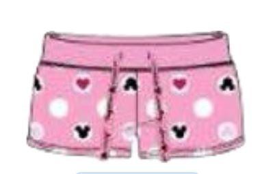 Short Pink Mickey Heads