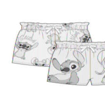2 Pack Toddler Stitch & Angel All Over Shorts Set
