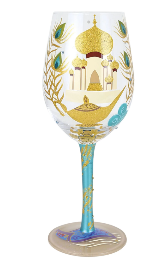 Disney Aladdin Show Me The World Glass