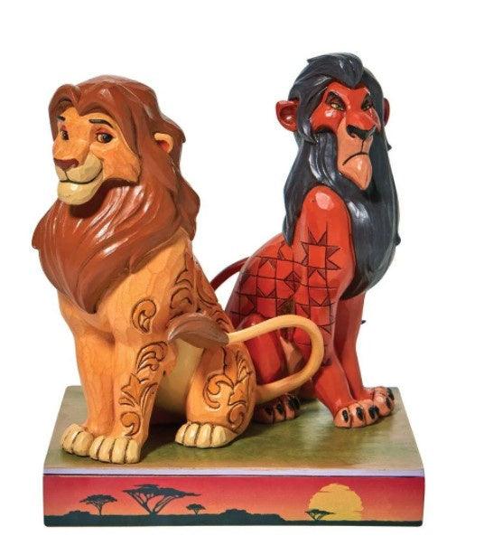 Simba and Scar "Proud And Petulant" Figurine