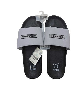 Orlando Mens Block Slides Black/Grey