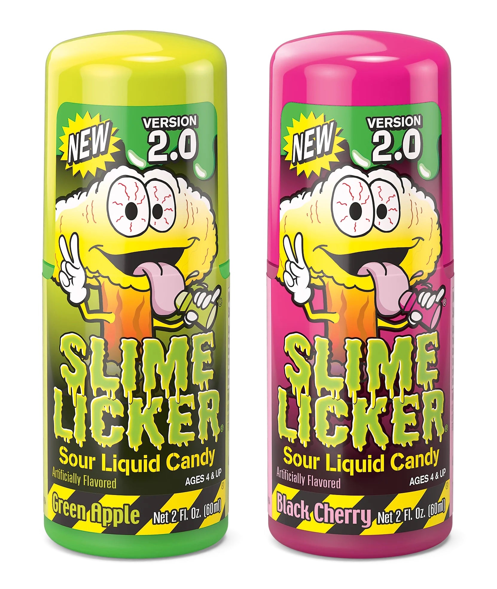 Slime Licker 2.0, Green Apple/Black Cherry 2.oz
