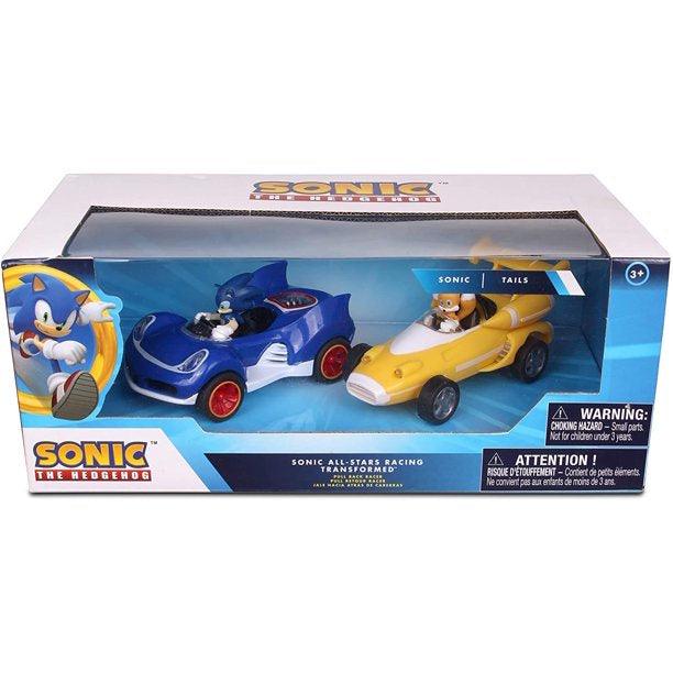 Sonic All-Stars Racing Pull Back Action: Tails and Sonic Hedgehog