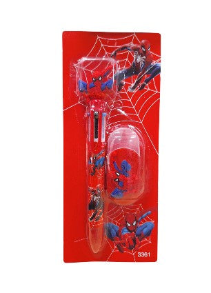 Spiderman Multicolor Pen & correction tape set