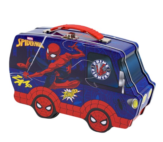 Marvel Spiderman Van Shaped Lunchbox