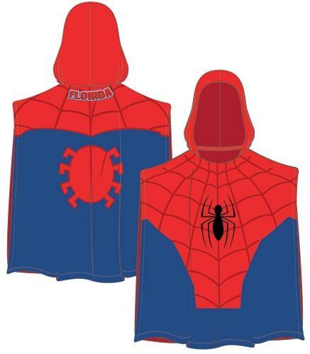 Spider Man Hooded Kids Bath and Beach Towel