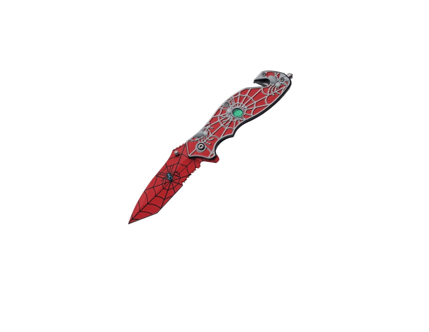 Spider Web Tanto AL Folding Knife 4.75"