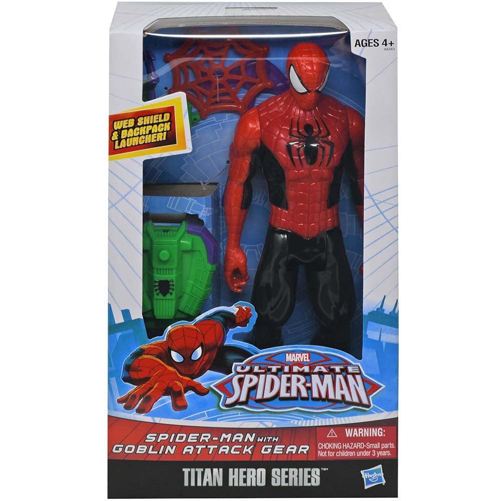 Spiderman Titan Heroes Series Action Figure with Goblin Attack Gear