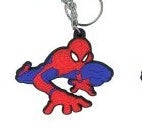 Spidey Lasercut Rubber Bag Clip Keychain