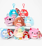 Squishmallows 3.5 Inch Clip On Keychain