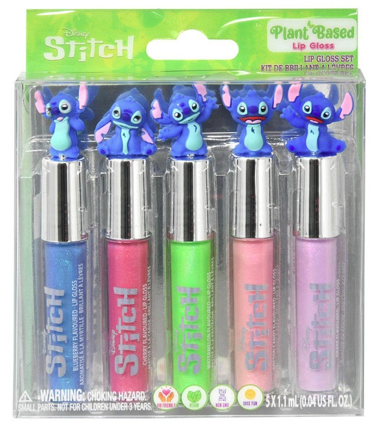 Stitch 5pk Lip Gloss with Toppers in Box
