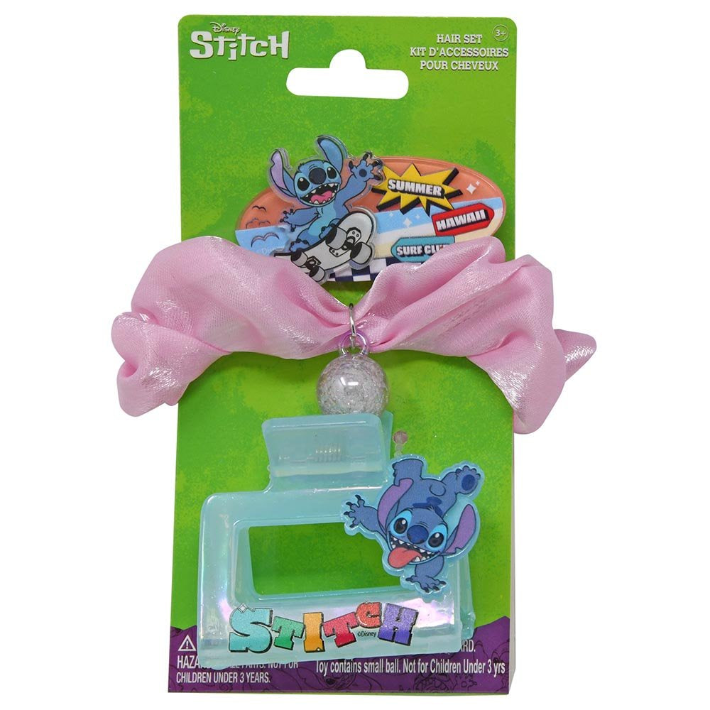 Stitch Hair Accessories Set on Card