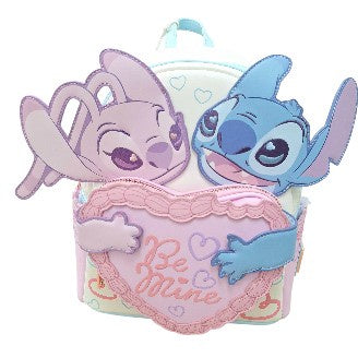 Disney Stitch & Angel Be Mine Mini Backpack