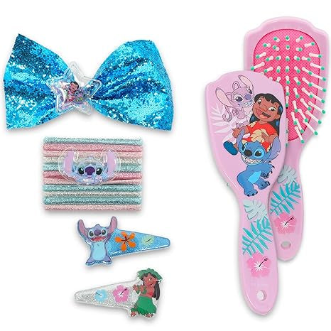 Stitch Brush & Hair Accessories in Box