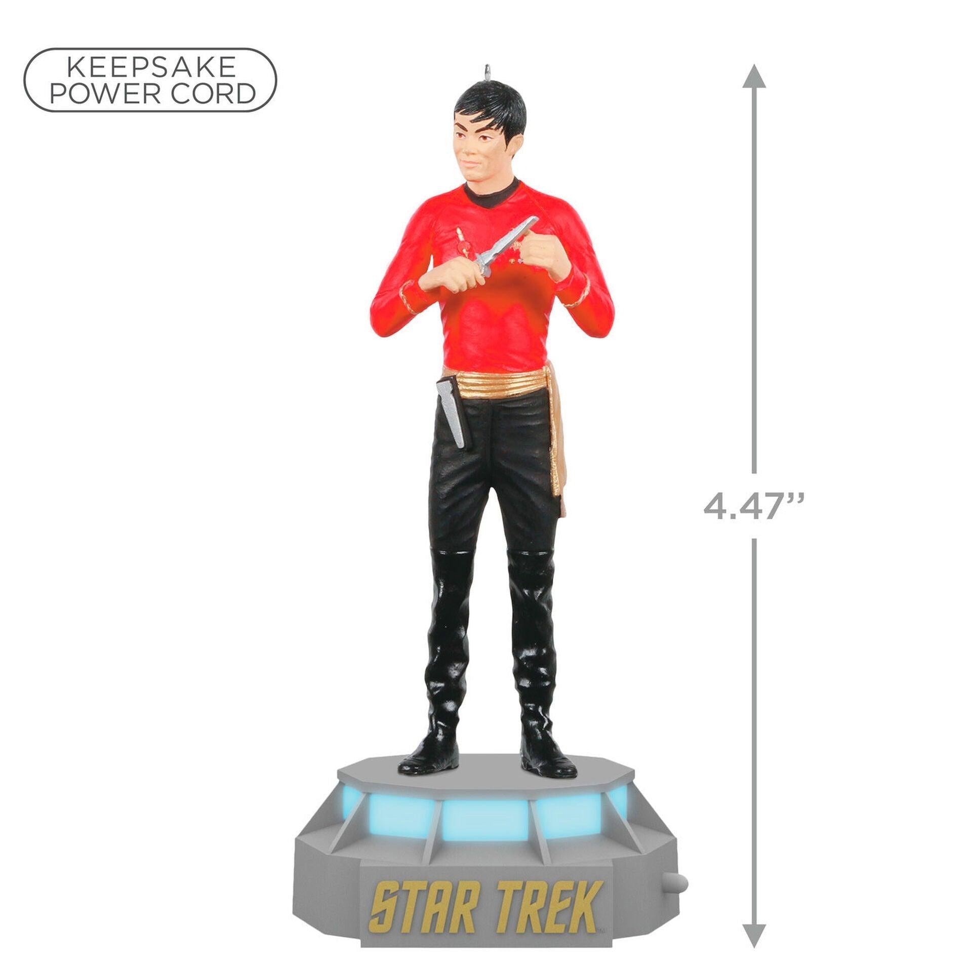 Star Trek™ Mirror, Mirror Collection Lieutenant Hikaru Sulu Ornament W Light and Sound