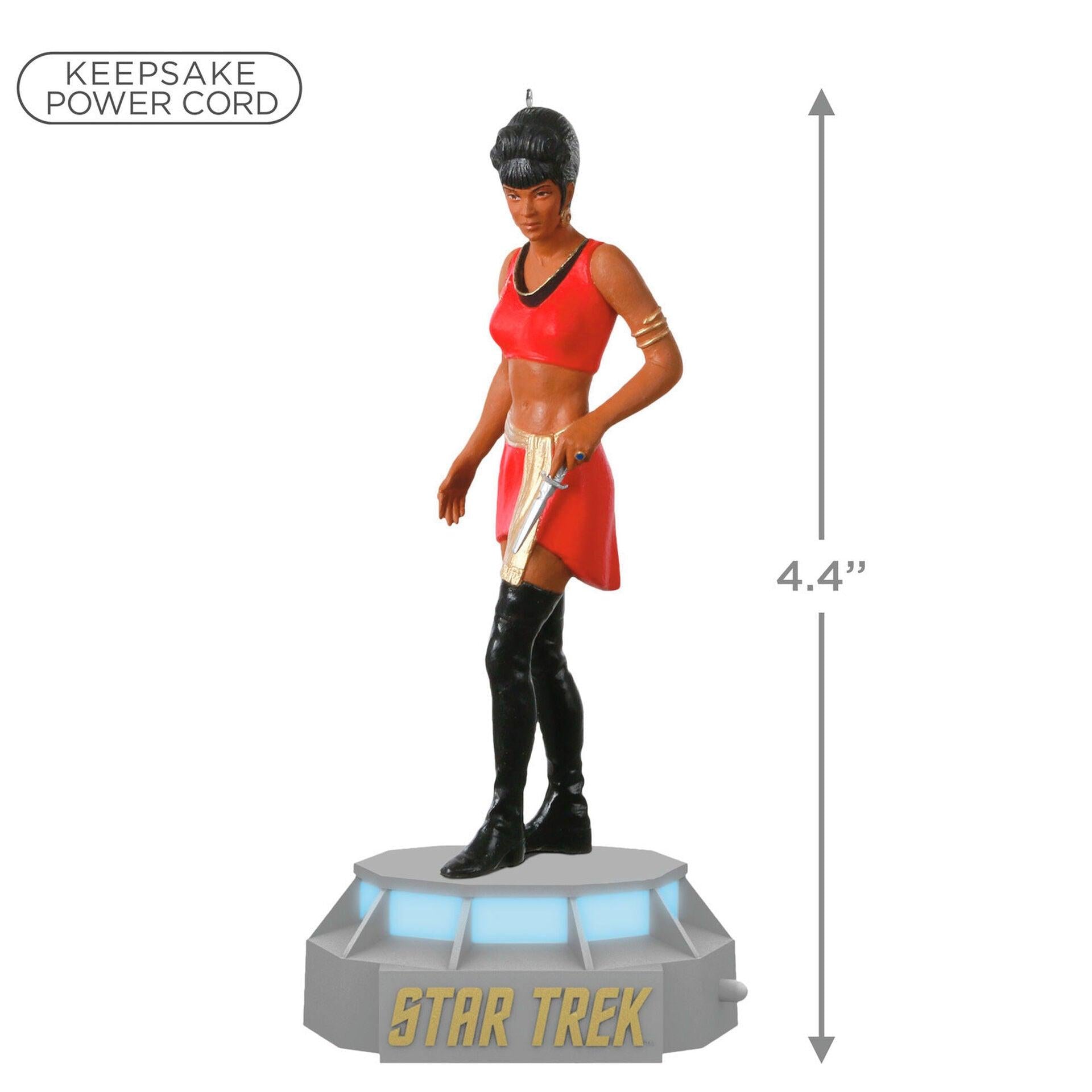 Star Trek™ Mirror, Mirror Collection Lieutenant Nyota Uhura Ornament W Light and Sound