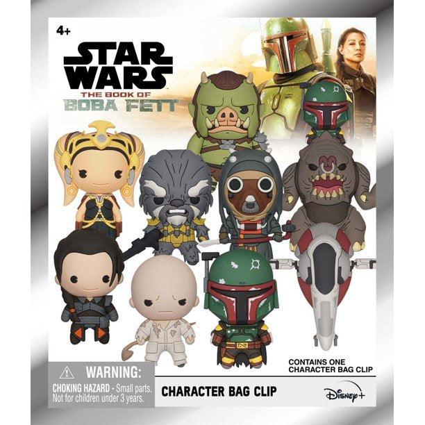 Star Wars 3D Figural Foam Bag Clip The Book of Boba Fett Mystery Pack