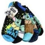 Star Wars 6pk Ankle Socks Kids Size L 3-9
