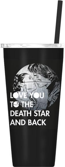 Star Wars "Love You to the Death Star" Stainless Steel Tumbler