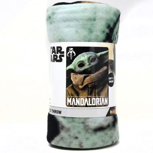 Star Wars The Mandalorian 45x60" Fleece Throw "The Child"