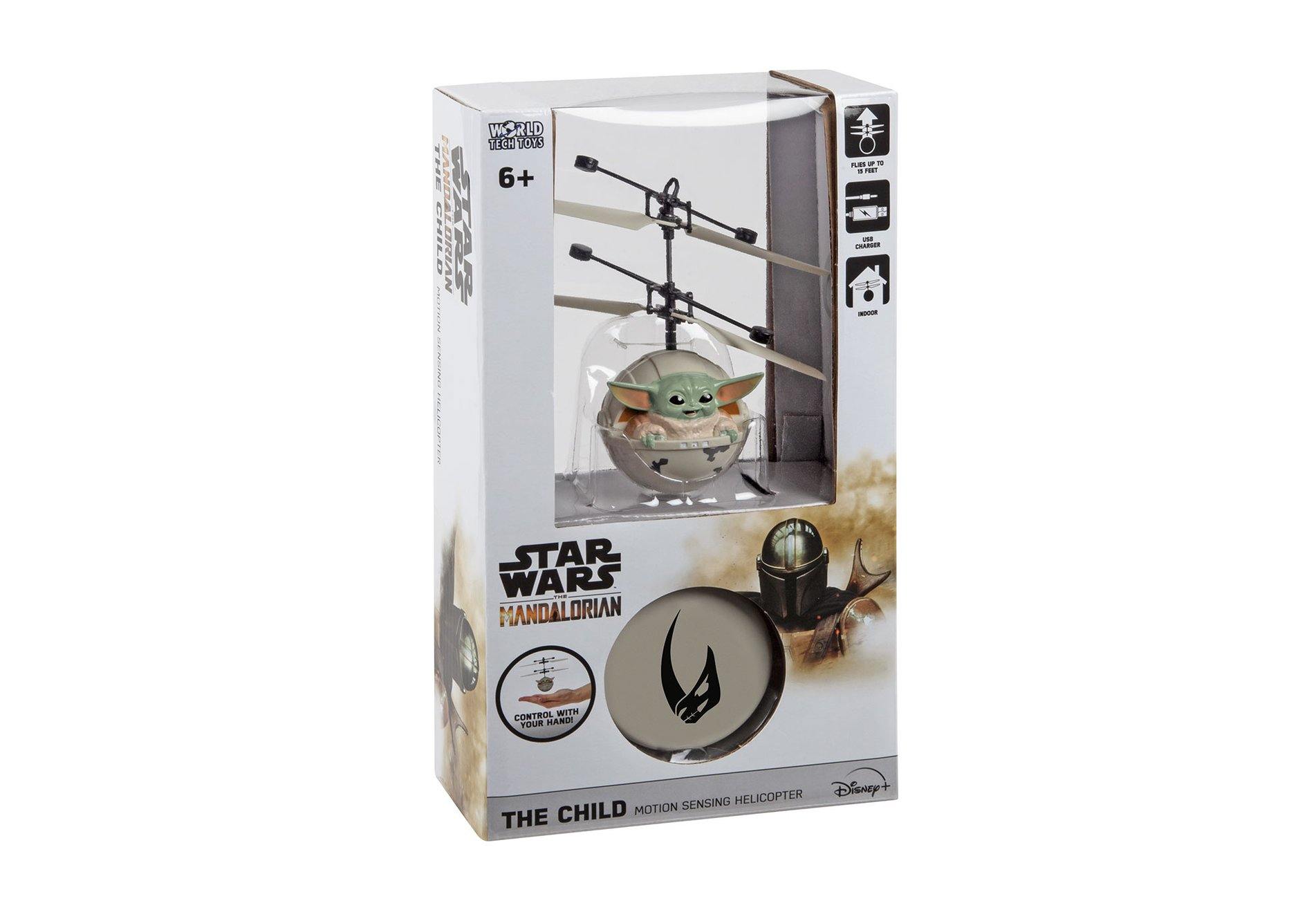 Star Wars The Mandalorian Baby Yoda RC Flying Heli Ball